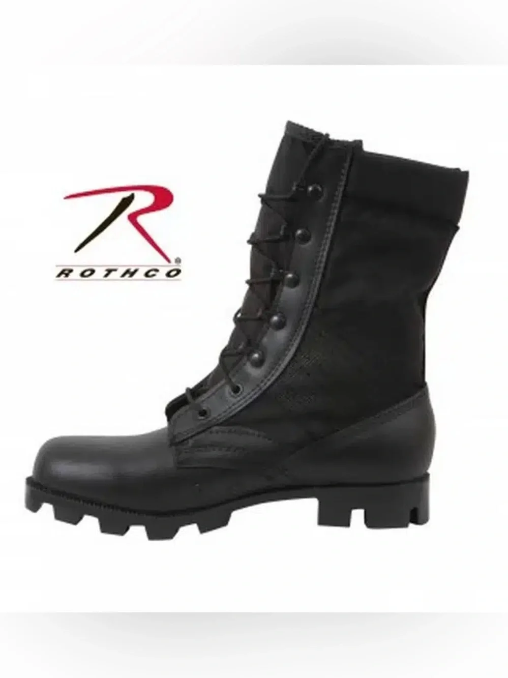 Rothco Men's Black Tactical Lace-Up Combat Boots size:15R